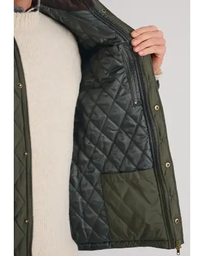 Jackets Brook Taverner Haydock Khaki Quilted Water Repellent Jacket £89.00