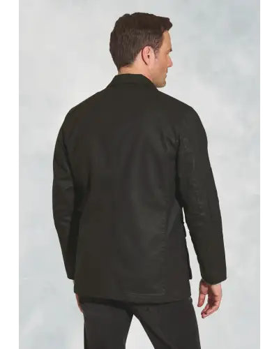Jackets Brook Taverner Brooke Black Cotton Carbon Finish Jacket £134.00