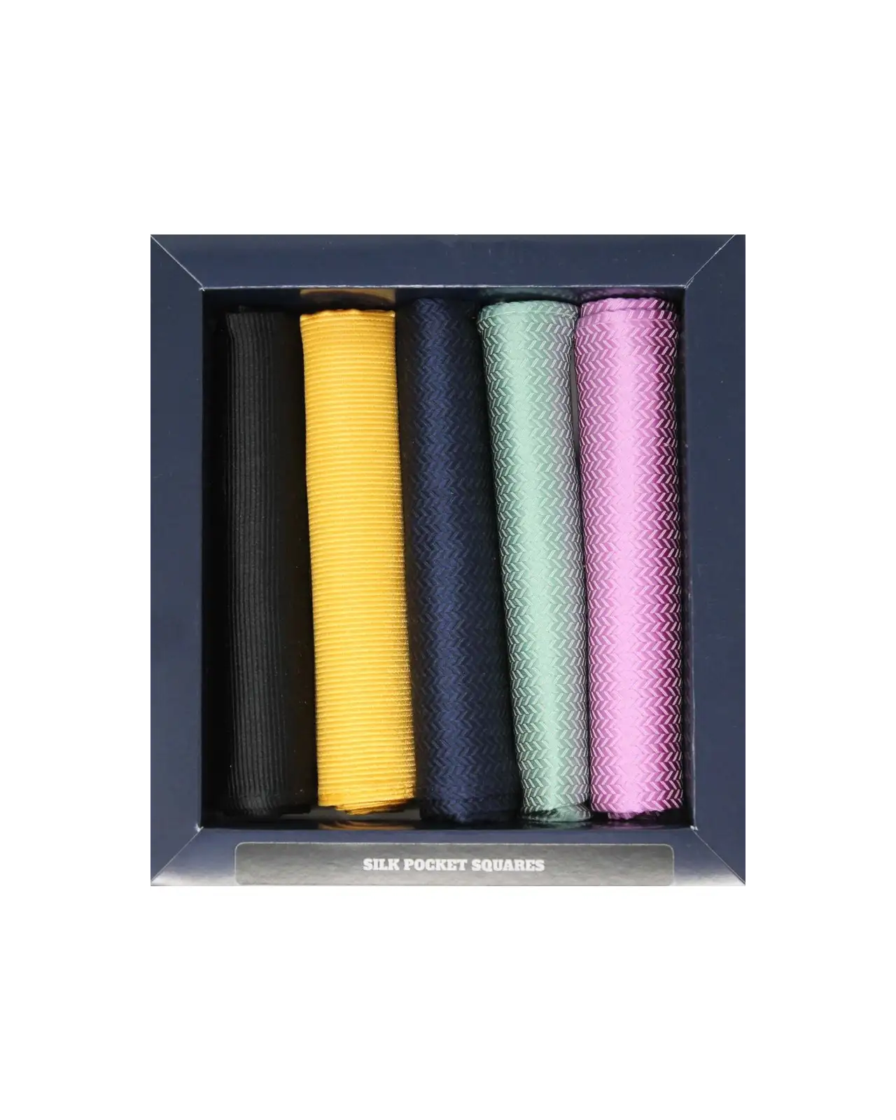 Pocket Square Soprano Ties Soprano Plain Textured Silk 5 Colour Pocket Square Pack £23.00