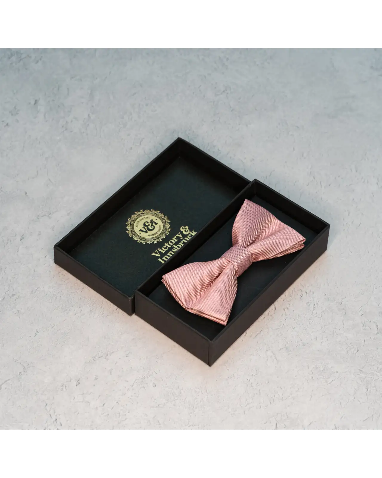 Bow Ties Victory and Innsbruck Dusty Pink Textured Bow Tie £23.00