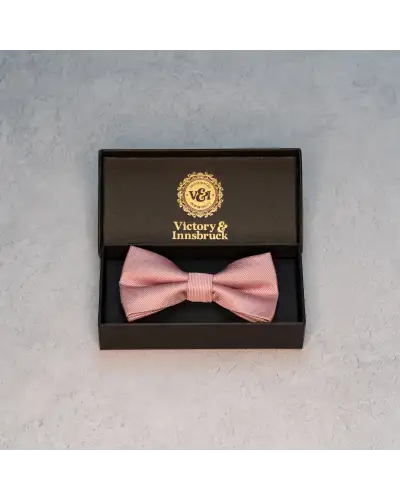 Bow Ties Victory and Innsbruck Dusty Pink Textured Bow Tie £23.00