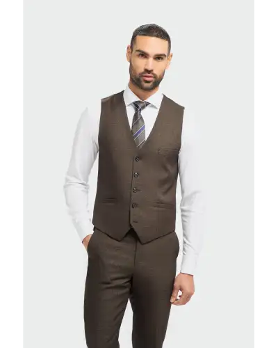 Caridi Brown Waistcoat | Victory and Innsbruck VAN 10857242067103 Waistcoat Mens Clothing