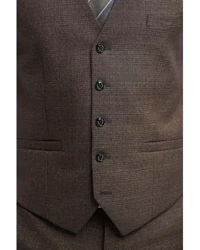 Caridi Brown Waistcoat | Victory and Innsbruck VAN 10857242067103 Waistcoat Mens Clothing