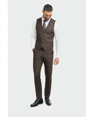 Caridi Brown Waistcoat | Victory and Innsbruck VAN 10857242067103 Waistcoat Mens Clothing