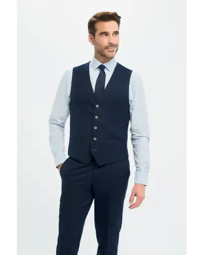 Tropez Navy Waistcoat | Victory and Innsbruck VAN 10855668646047 Waistcoat Mens Clothing