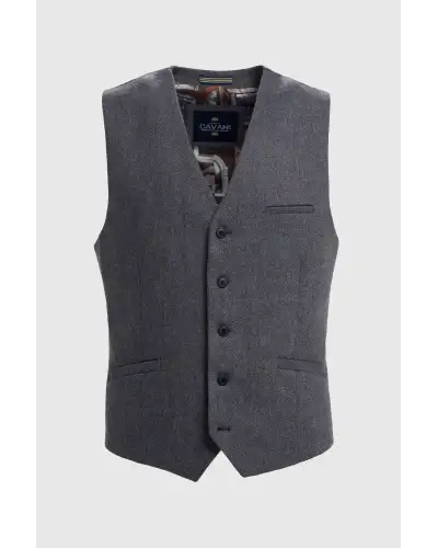 Thomas Savoy Tweed Waistcoat | Victory and Innsbruck VAN 10855668547743 Waistcoat Mens Clothing