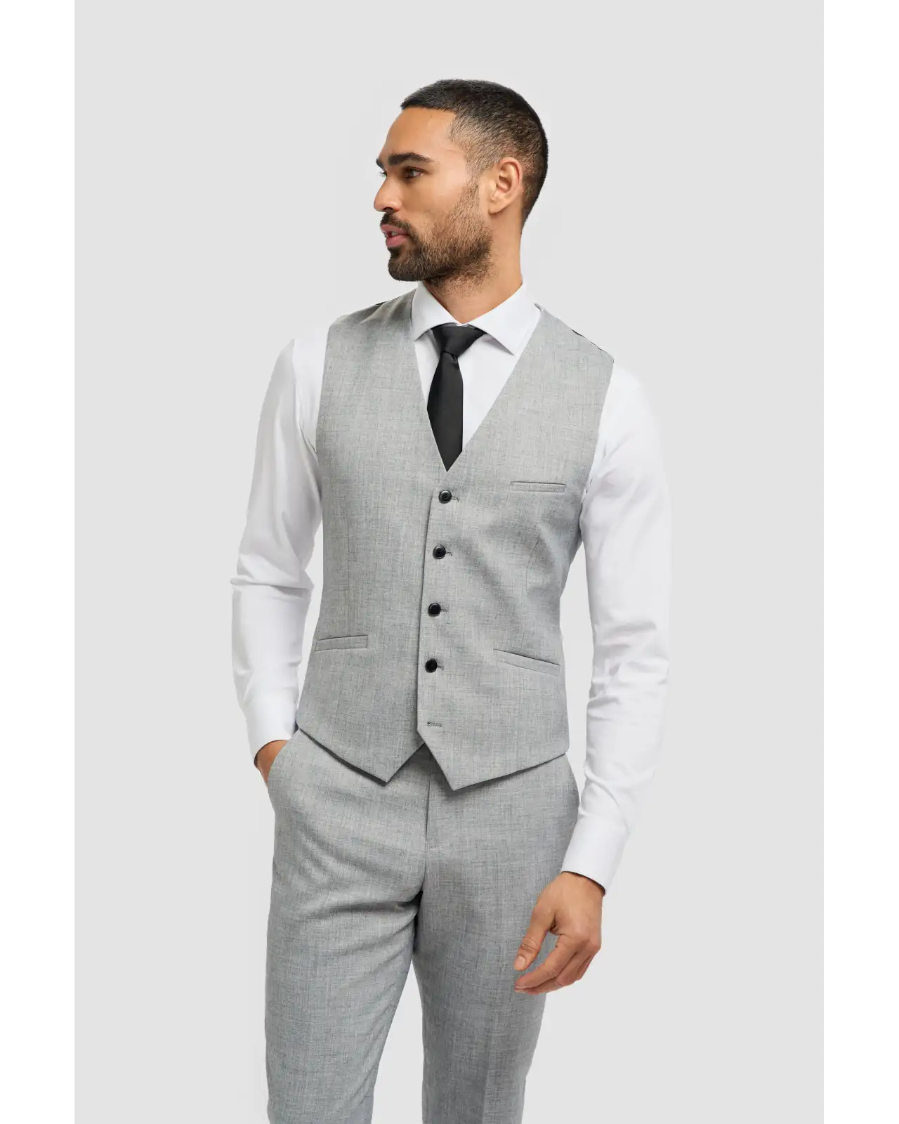 Malibu Grey Waistcoat | Victory and Innsbruck VAN 10849594343583 Waistcoat Mens Clothing