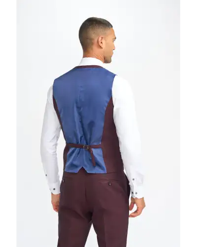Caridi Wine Waistcoat | Victory and Innsbruck VAN 10839219601567 Waistcoat Mens Clothing