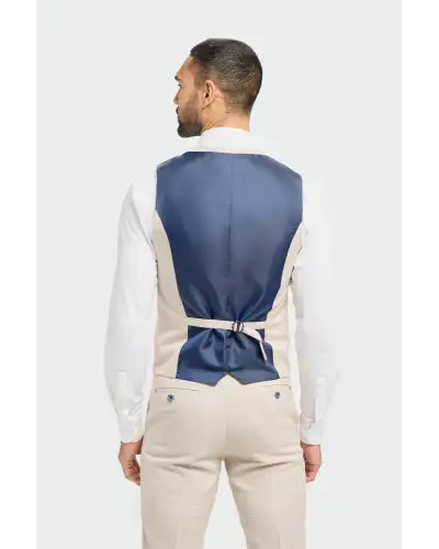 Caridi Beige Waistcoat | Victory and Innsbruck VAN 10834630377631 Waistcoat Mens Clothing
