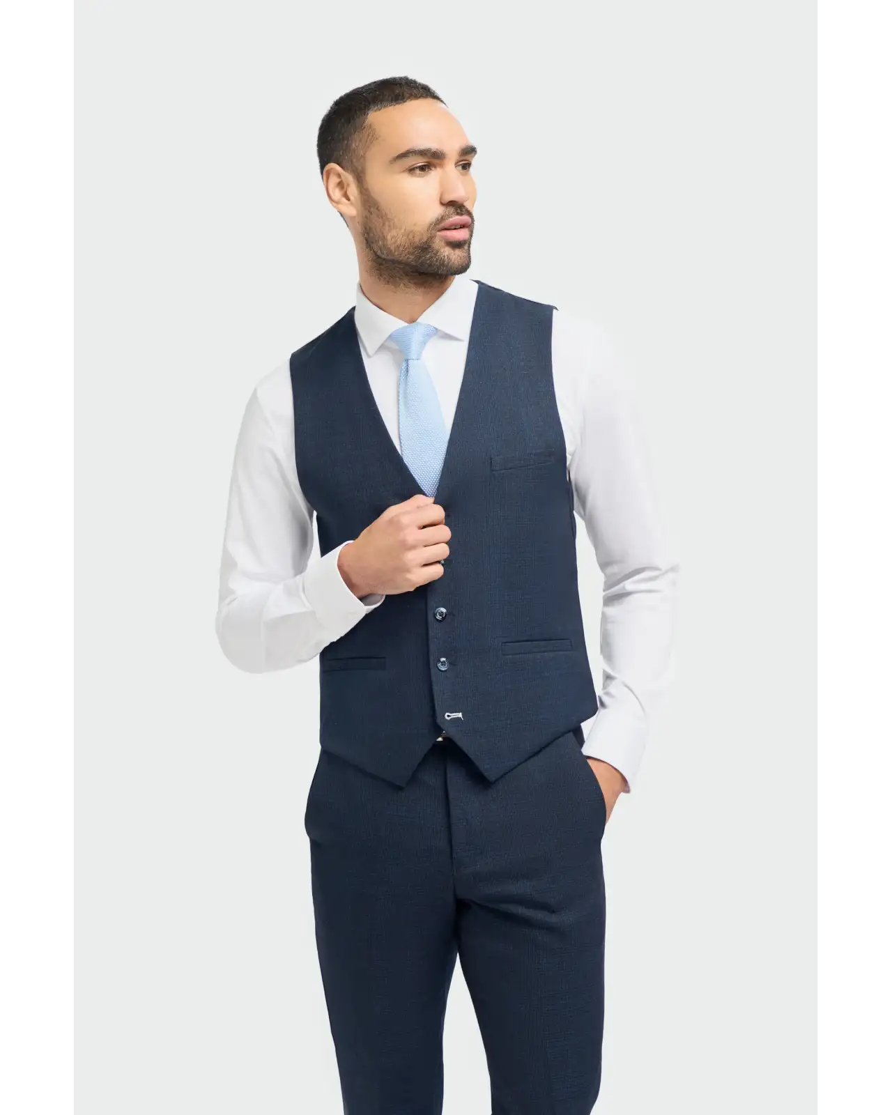 Caridi Navy Waistcoat | Victory and Innsbruck VAN 10834623758495 Waistcoat Mens Clothing