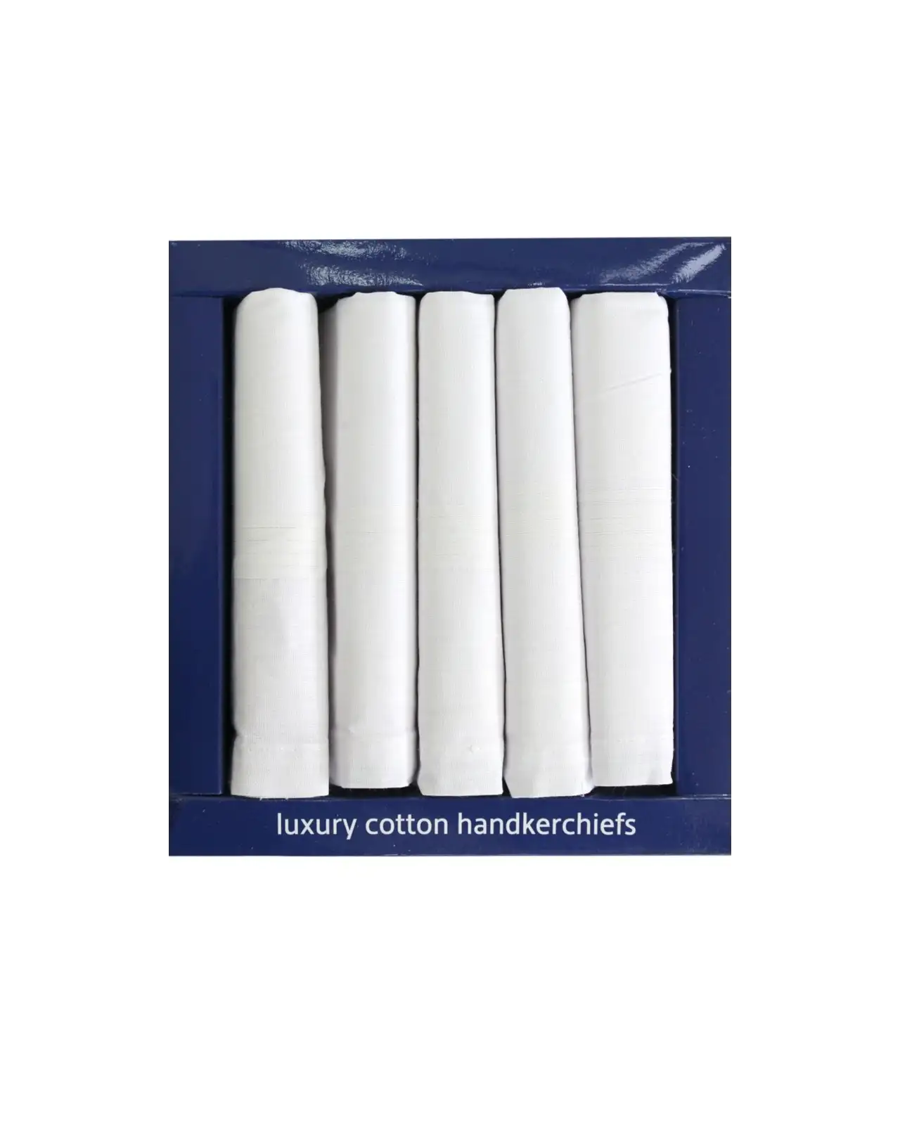 Cotton Hankies Soprano Ties Quality Five Pack White Cotton Handkerchiefs £16.00