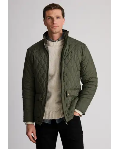 Jackets Brook Taverner Haydock Khaki Quilted Water Repellent Jacket £89.00