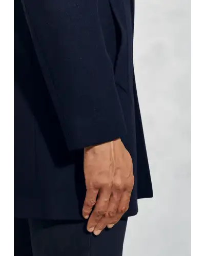 Overcoats Brook Taverner Hutchinson Navy Wool Blend Overcoat £134.00
