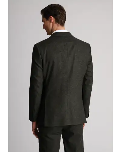 Suit Jackets Brook Taverner Tailored Fit Kelston Khaki Italian Wool Blend Donegal Suit Jacket £134.00