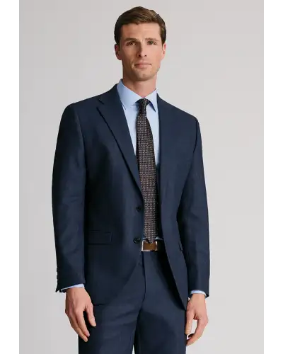 Jackets, Suit Jacket - Tailored Fit Kelston Blue Italian Wool Blend Donegal Suit Jacket | Brook Taverner BT 5529AT Jackets | Sui
