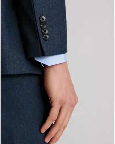 Suit Jackets Brook Taverner Tailored Fit Kelston Blue Italian Wool Blend Donegal Suit Jacket £134.00