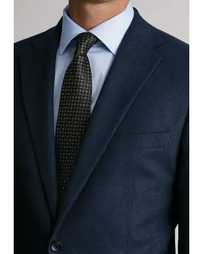 Suit Jackets Brook Taverner Tailored Fit Kelston Blue Italian Wool Blend Donegal Suit Jacket £134.00