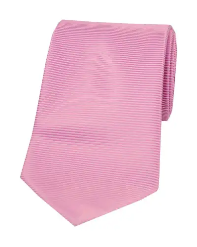 Polyester Ties Soprano Ties Soprano Pink Horizontal Ribbed Polyester Tie £15.00