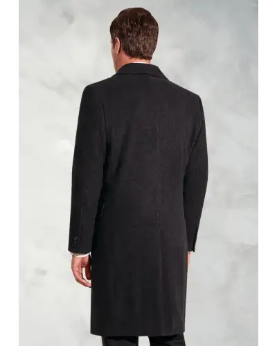 Outerwear, Overcoat - Bond Grey Wool Cashmere Overcoat | Brook Taverner BT 9760A Outerwear | Overcoat