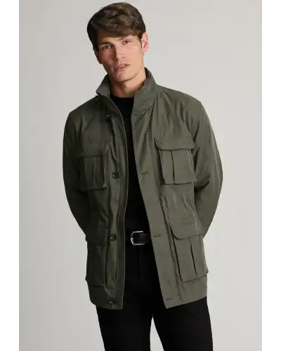 Malham Khaki Four Pocket Field Jacket | Brook Taverner BT 9184A Jacket