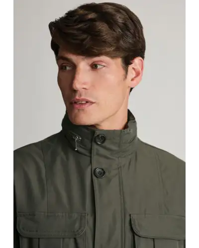 Malham Khaki Four Pocket Field Jacket | Brook Taverner BT 9184A Jacket