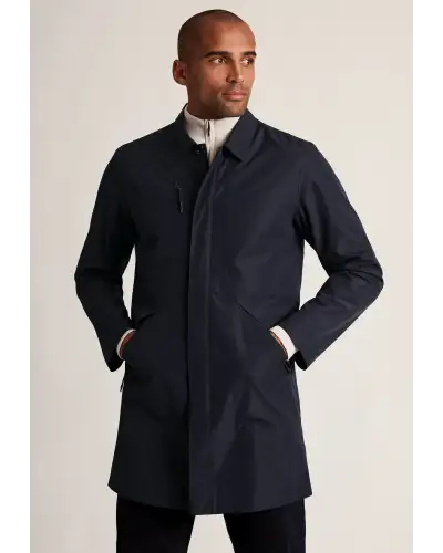 Outerwear, Coat - Spencer Navy Repellent Raincoat | Brook Taverner BT 9177A Outerwear | Coat