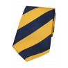 Silk Ties Soprano Ties Soprano Navy And Gold College Striped Silk Tie £21.00