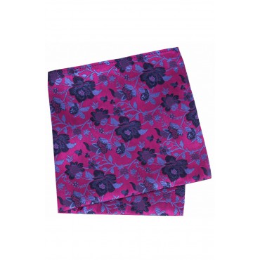 Pocket Square Soprano Ties Soprano Fuchsia Blue And Navy Silk Pocket Square £15.00