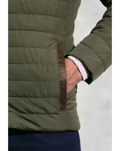 Outerwear, Puffer Jacket - Orlando Olive Quilted Puffer Jacket | Brook Taverner BT 4369E Outerwear | Puffer Jacket