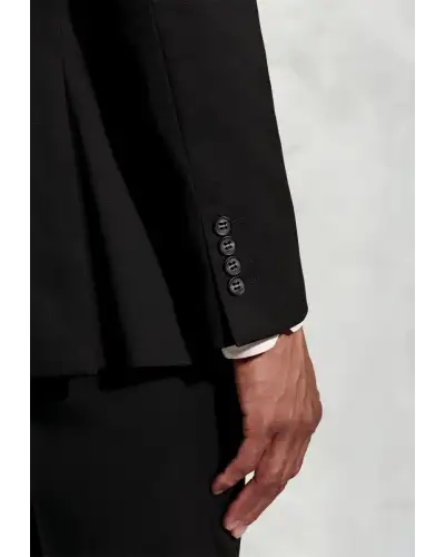 Jackets, Suit Jacket - Tailored Fit Pegasus Black Washable Suit Jacket | Brook Taverner BT 3551D Jackets | Suit Jacket