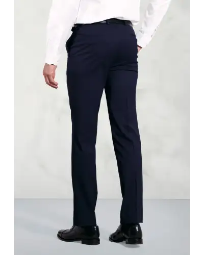 Tailored Fit Phene Navy Suit Trousers | Brook Taverner BT 8755B Trousers