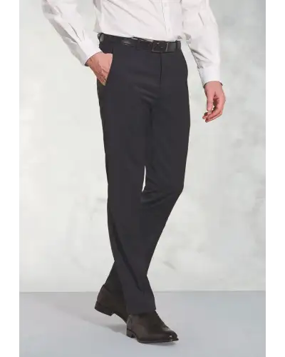 Tailored Fit Avalino Charcoal Suit Trousers | Brook Taverner BT 8387C Trousers