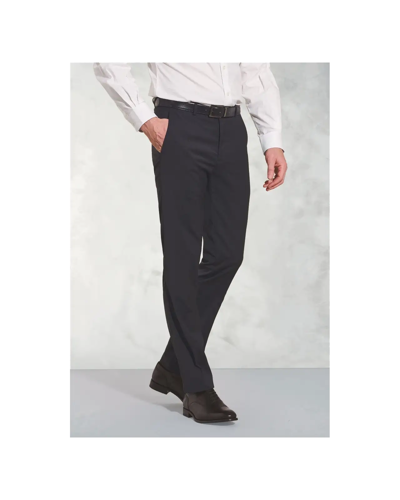 Tailored Fit Avalino Charcoal Suit Trousers | Brook Taverner BT 8387C Trousers