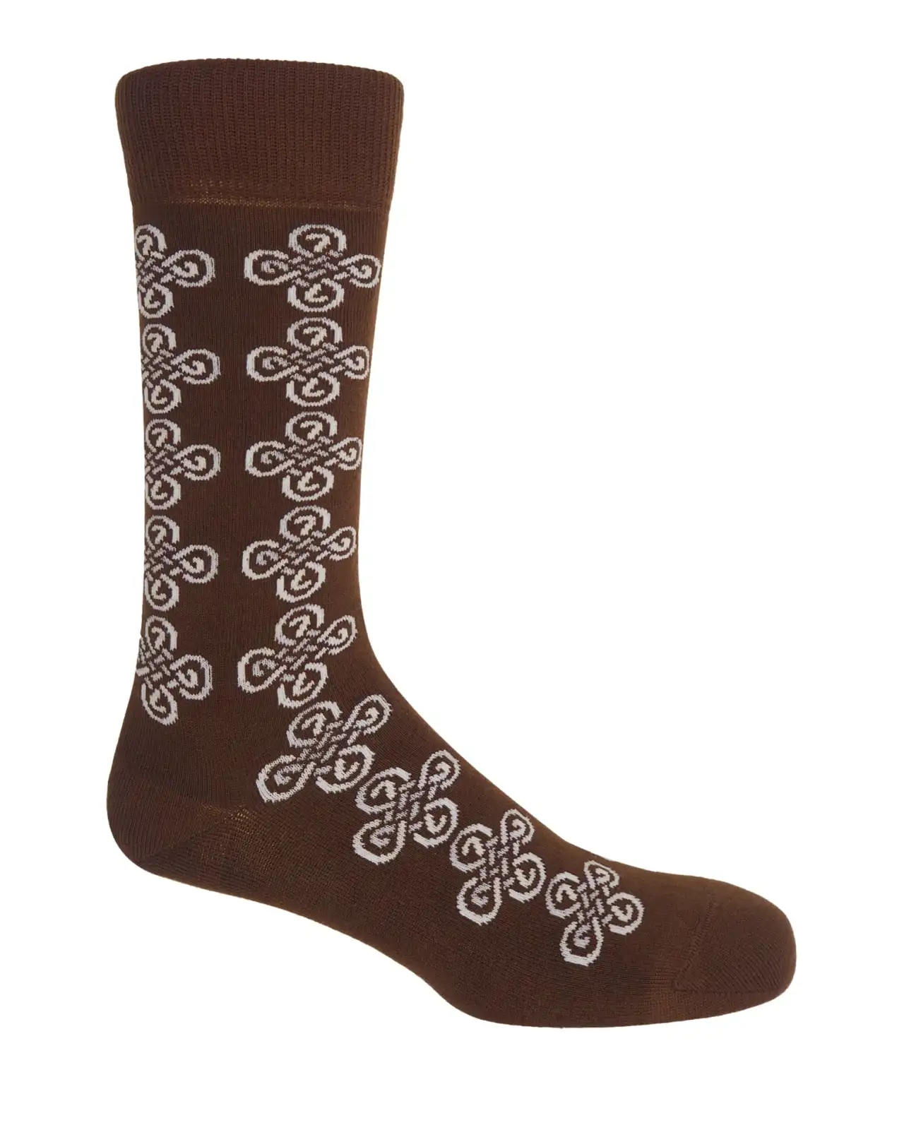 Men PEPER HAROW Knot Mens Socks - Brown £12.00