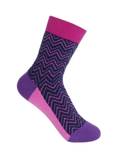 Women PEPER HAROW Metaverse Womens Socks - Purple £7.00