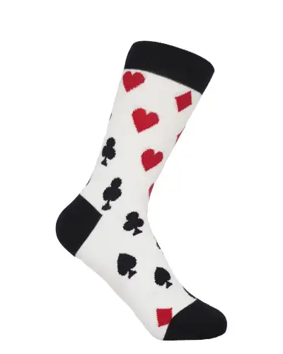 Women PEPER HAROW Royal Flush Womens Socks - White £10.00