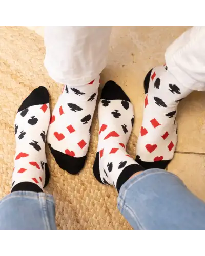 Women PEPER HAROW Royal Flush Womens Socks - White £10.00