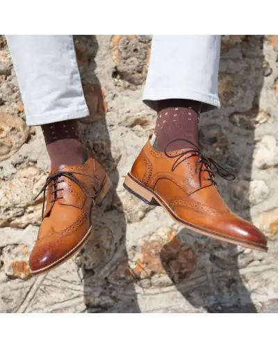 Men PEPER HAROW Square Polka Mens Socks - Autumn £12.00