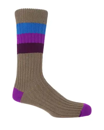 Men PEPER HAROW Chopper Mens Socks - Fawn £15.00