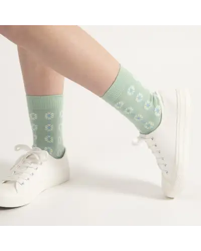 Women PEPER HAROW Daisy Womens Socks - Green £15.00