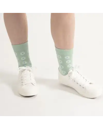 Women PEPER HAROW Daisy Womens Socks - Green £15.00