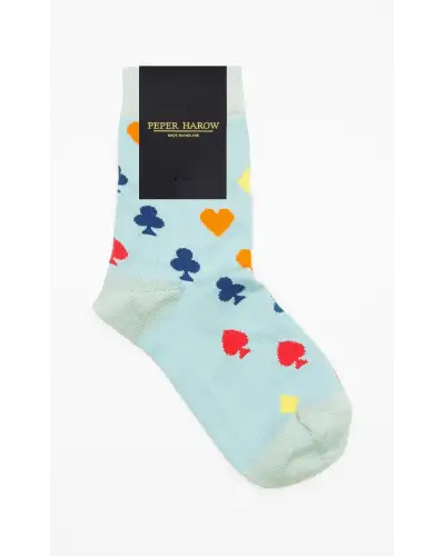 Women PEPER HAROW Royal Flush Womens Socks - Blue £7.00