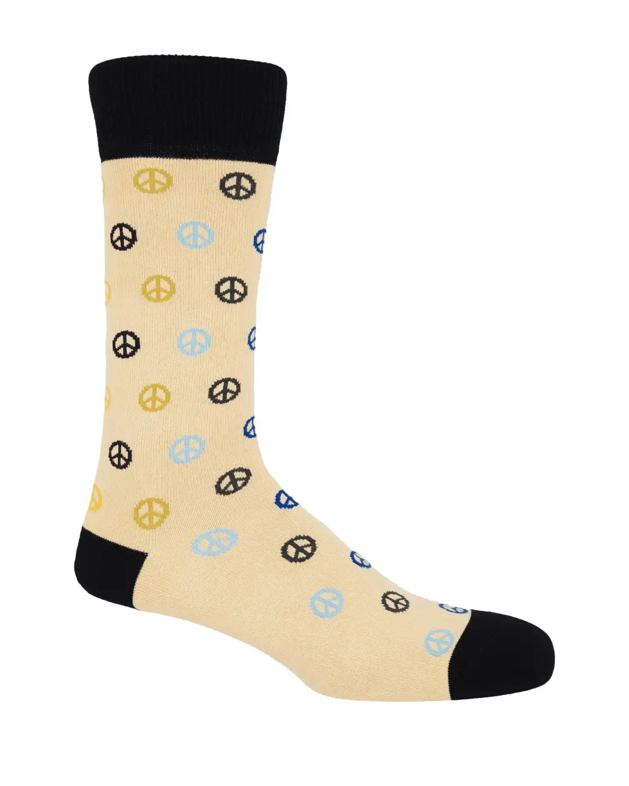 Men PEPER HAROW Peace Mens Socks - Beige £9.00
