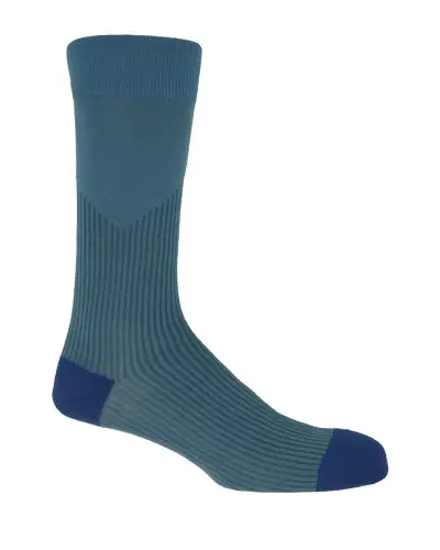 Men PEPER HAROW V-Stripe Mens Socks - Blue £16.00