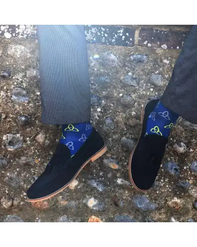 Men PEPER HAROW Tri Mens Socks - Blue £9.00