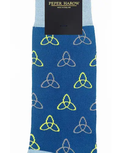 Men PEPER HAROW Tri Mens Socks - Blue £9.00