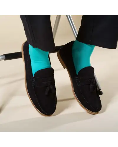 Men PEPER HAROW Classic Mens Socks - Turquoise £16.00