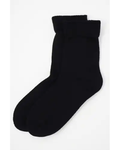 Women PEPER HAROW Plain Womens Bed Socks - Black £15.00