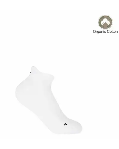 Women PEPER HAROW Organic Womens Trainer Sport Socks - White £11.00