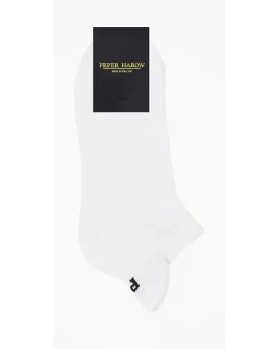Women PEPER HAROW Organic Womens Trainer Sport Socks - White £11.00